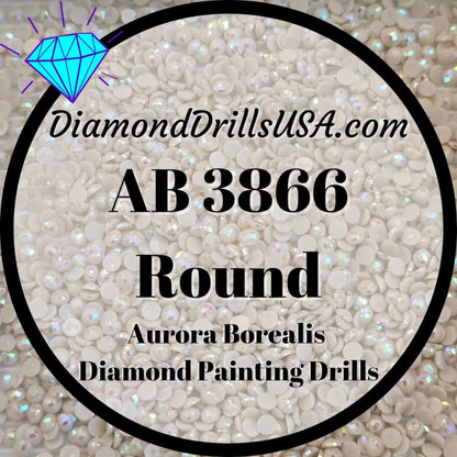 AB 3866 ROUND Aurora Borealis 5D Diamond Painting Drills