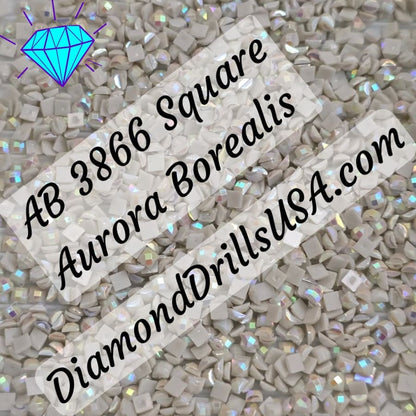AB 3866 SQUARE Aurora Borealis 5D Diamond Painting Drills