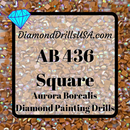 AB 436 SQUARE Aurora Borealis 5D Diamond Painting Drills