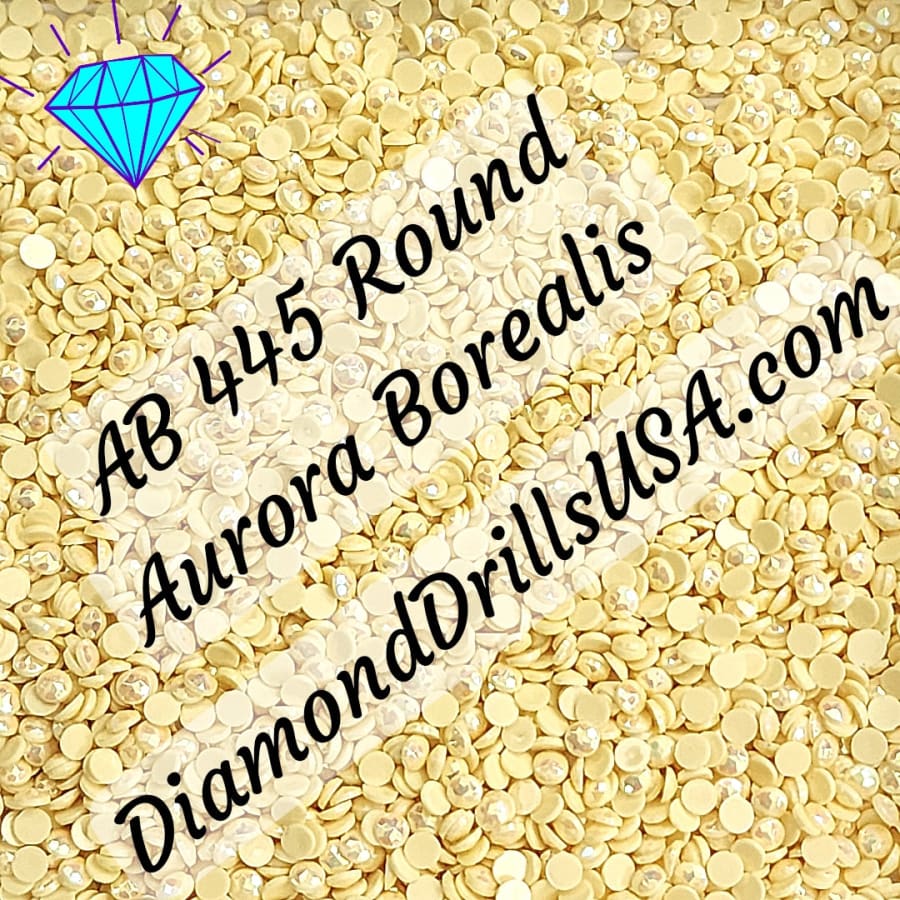 AB 445 ROUND Aurora Borealis 5D Diamond Painting Drills