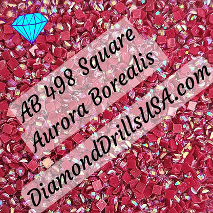 AB 498 SQUARE Aurora Borealis 5D Diamond Painting Drills