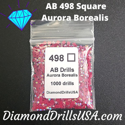 AB 498 SQUARE Aurora Borealis 5D Diamond Painting Drills