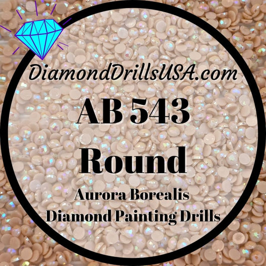 AB 543 ROUND Aurora Borealis 5D Diamond Painting Drills