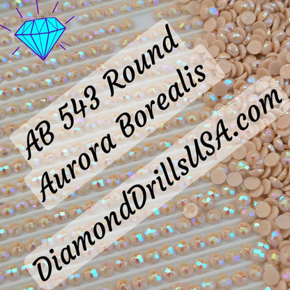 AB 543 ROUND Aurora Borealis 5D Diamond Painting Drills