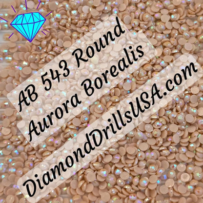 AB 543 ROUND Aurora Borealis 5D Diamond Painting Drills