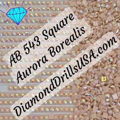 AB 543 SQUARE Aurora Borealis 5D Diamond Painting Drills