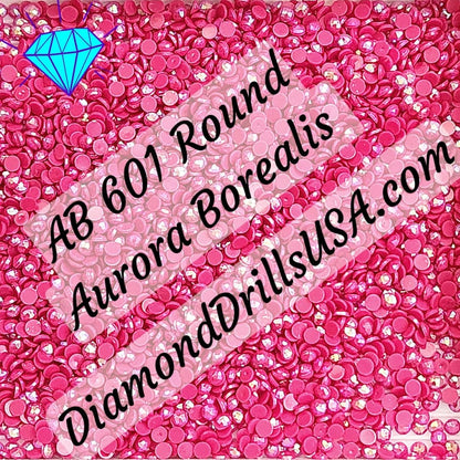AB 601 ROUND Aurora Borealis 5D Diamond Painting Drills DMC