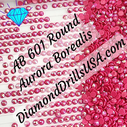 AB 601 ROUND Aurora Borealis 5D Diamond Painting Drills DMC
