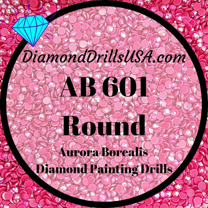 AB 601 ROUND Aurora Borealis 5D Diamond Painting Drills DMC