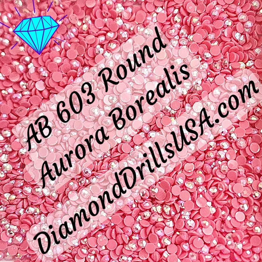 AB 603 ROUND Aurora Borealis 5D Diamond Painting Drills