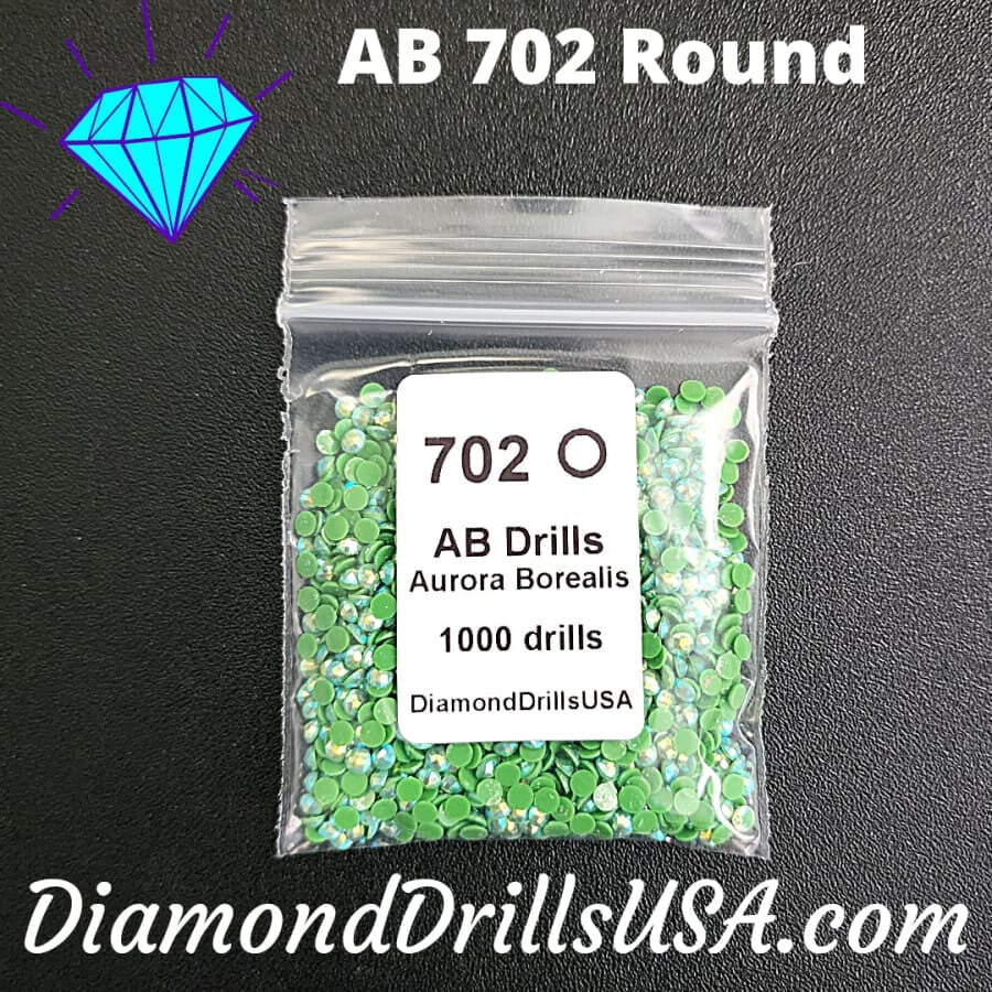 AB 702 ROUND Aurora Borealis 5D Diamond Painting Drills