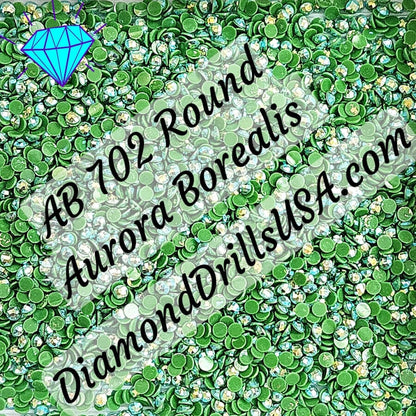 AB 702 ROUND Aurora Borealis 5D Diamond Painting Drills