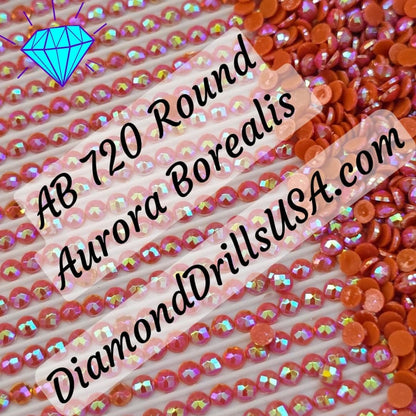 AB 720 ROUND Aurora Borealis 5D Diamond Painting Drills