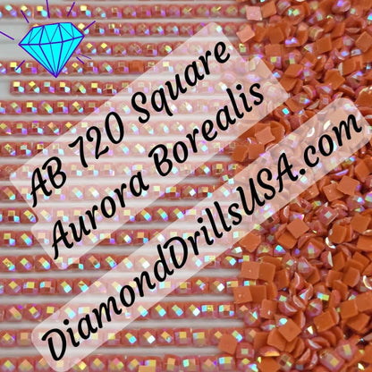 AB 720 SQUARE Aurora Borealis 5D Diamond Painting Drills