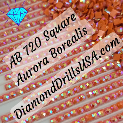 AB 720 SQUARE Aurora Borealis 5D Diamond Painting Drills