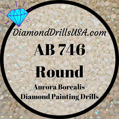 AB 746 ROUND Aurora Borealis 5D Diamond Painting Drills