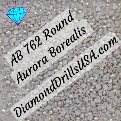 AB 762 ROUND Aurora Borealis 5D Diamond Painting Drills