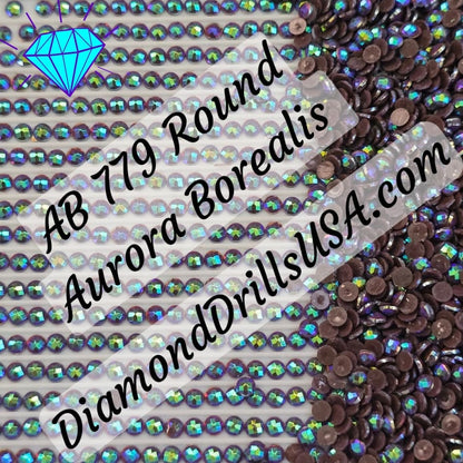 AB 779 ROUND Aurora Borealis 5D Diamond Painting Drills