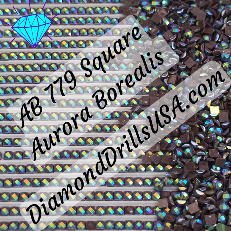 AB 779 SQUARE Aurora Borealis 5D Diamond Painting Drills