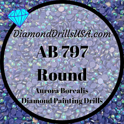 AB 797 ROUND Aurora Borealis 5D Diamond Painting Drills