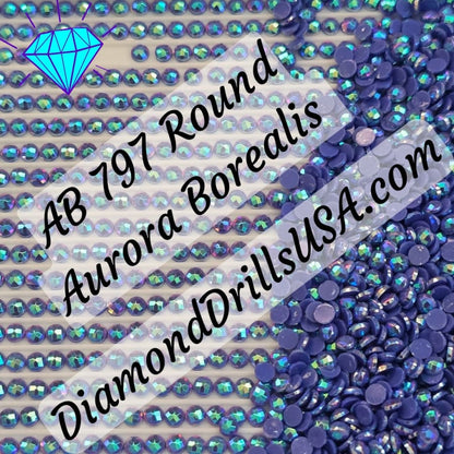 AB 797 ROUND Aurora Borealis 5D Diamond Painting Drills