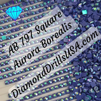 AB 797 SQUARE Aurora Borealis 5D Diamond Painting Drills