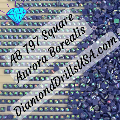 AB 797 SQUARE Aurora Borealis 5D Diamond Painting Drills