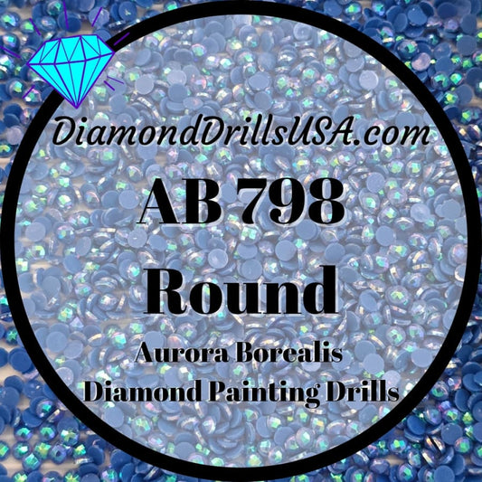 AB 798 ROUND Aurora Borealis 5D Diamond Painting Drills