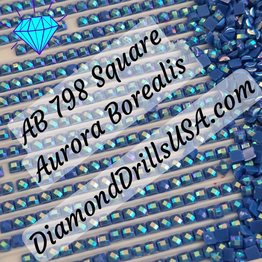 AB 798 SQUARE Aurora Borealis 5D Diamond Painting Drills