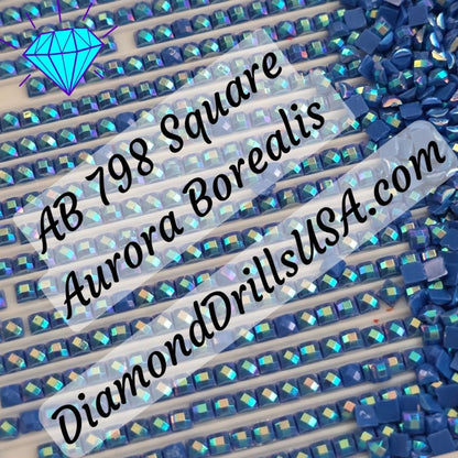 AB 798 SQUARE Aurora Borealis 5D Diamond Painting Drills