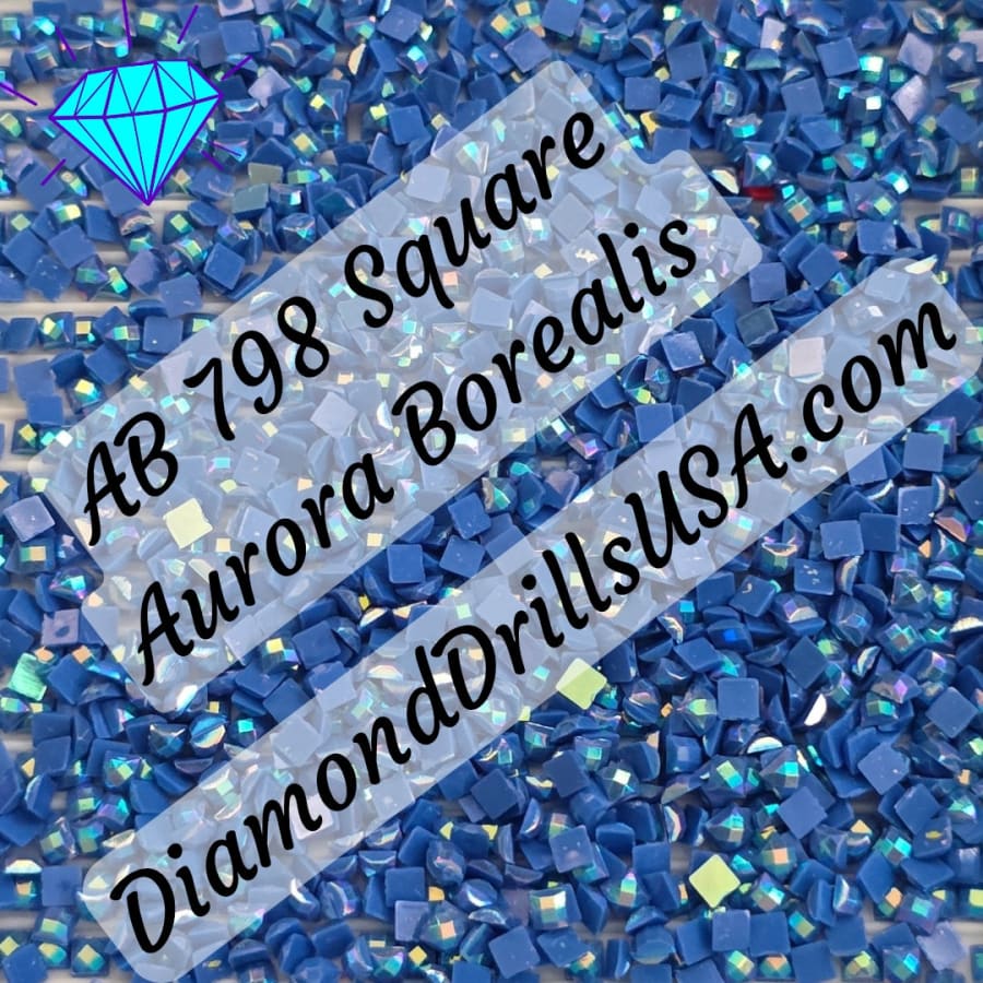 AB 798 SQUARE Aurora Borealis 5D Diamond Painting Drills