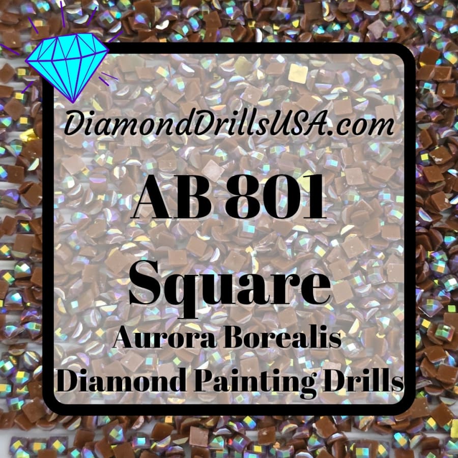 AB 801 SQUARE Aurora Borealis 5D Diamond Painting Drills