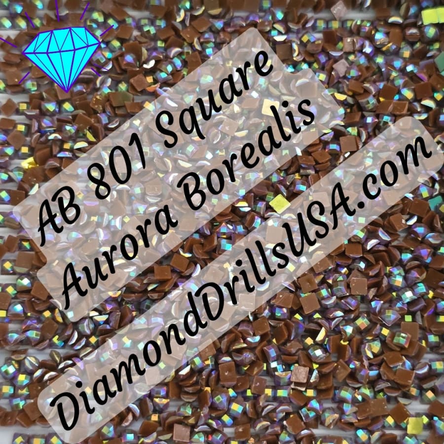 AB 801 SQUARE Aurora Borealis 5D Diamond Painting Drills