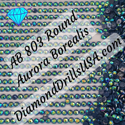 AB 803 ROUND Aurora Borealis 5D Diamond Painting Drills