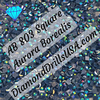 AB 803 SQUARE Aurora Borealis 5D Diamond Painting Drills