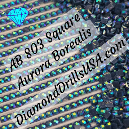 AB 803 SQUARE Aurora Borealis 5D Diamond Painting Drills
