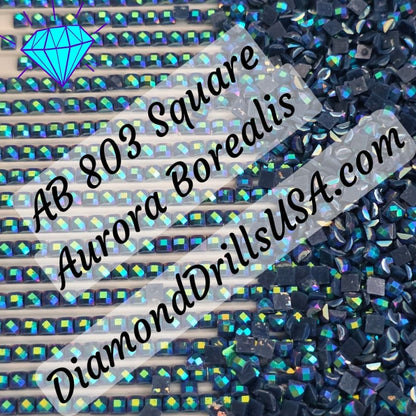 AB 803 SQUARE Aurora Borealis 5D Diamond Painting Drills