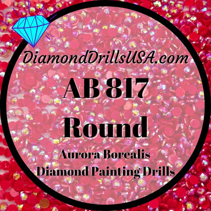 AB 817 ROUND Aurora Borealis 5D Diamond Painting Drills