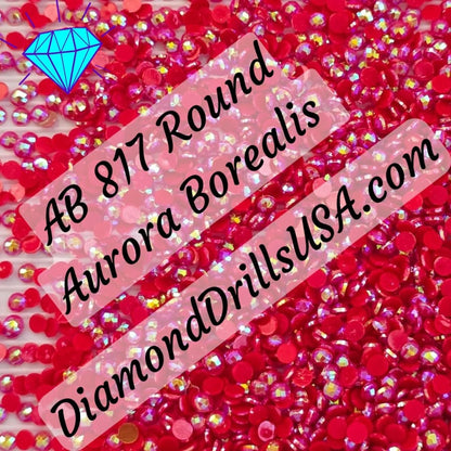 AB 817 ROUND Aurora Borealis 5D Diamond Painting Drills
