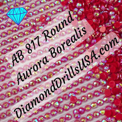 AB 817 ROUND Aurora Borealis 5D Diamond Painting Drills