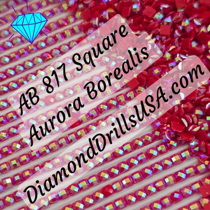 AB 817 SQUARE Aurora Borealis 5D Diamond Painting Drills
