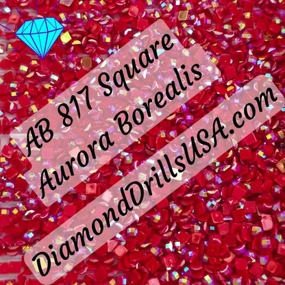 AB 817 SQUARE Aurora Borealis 5D Diamond Painting Drills