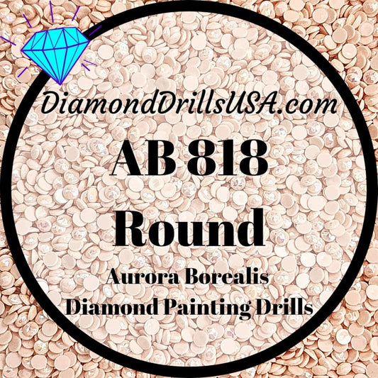 AB 818 ROUND Aurora Borealis 5D Diamond Painting Drills