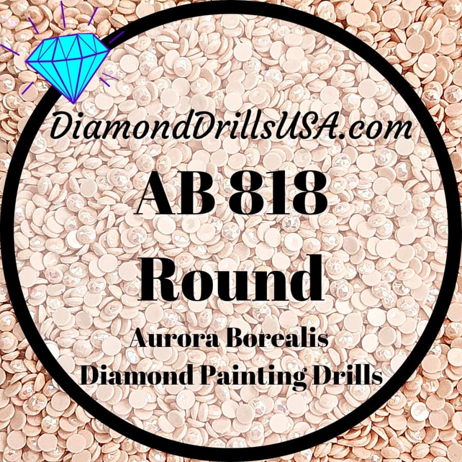 AB 818 ROUND Aurora Borealis 5D Diamond Painting Drills