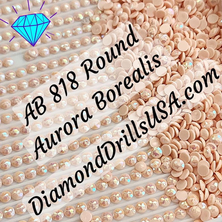 AB 818 ROUND Aurora Borealis 5D Diamond Painting Drills