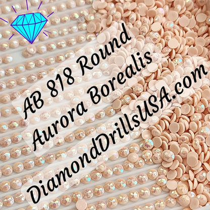 AB 818 ROUND Aurora Borealis 5D Diamond Painting Drills