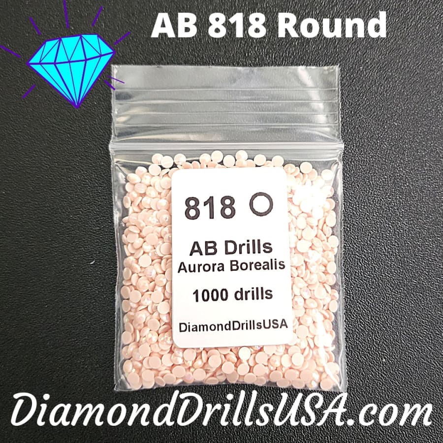 AB 818 ROUND Aurora Borealis 5D Diamond Painting Drills