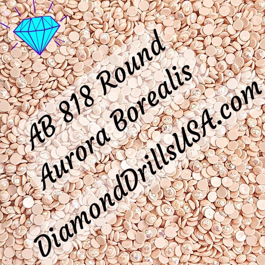 AB 818 ROUND Aurora Borealis 5D Diamond Painting Drills