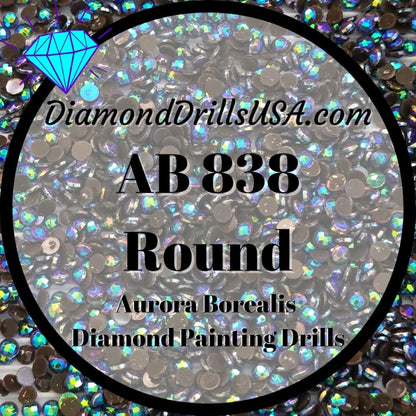 AB 838 ROUND Aurora Borealis 5D Diamond Painting Drills