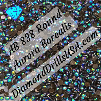 AB 838 ROUND Aurora Borealis 5D Diamond Painting Drills